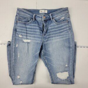 BKE Gabby Curvy Fit jeans high rise ankle skinny light wash womens 29 blue 1961